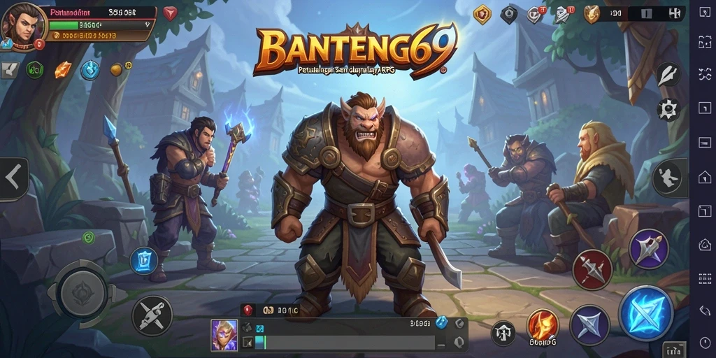 Tampilan seru dari gameplay BANTENG69 dengan aksi ARPG yang mendebarkan.
