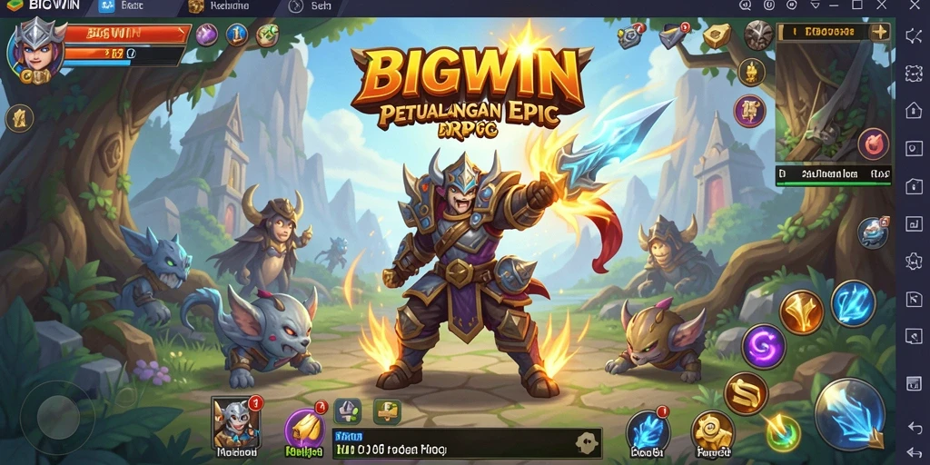 Tangkapan layar yang menunjukkan aksi seru dalam <strong>BIGWIN</strong> dengan karakter yang berinteraksi.