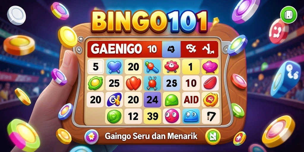 Screenshot gameplay BINGO101 menampilkan suasana seru saat bermain bingo.