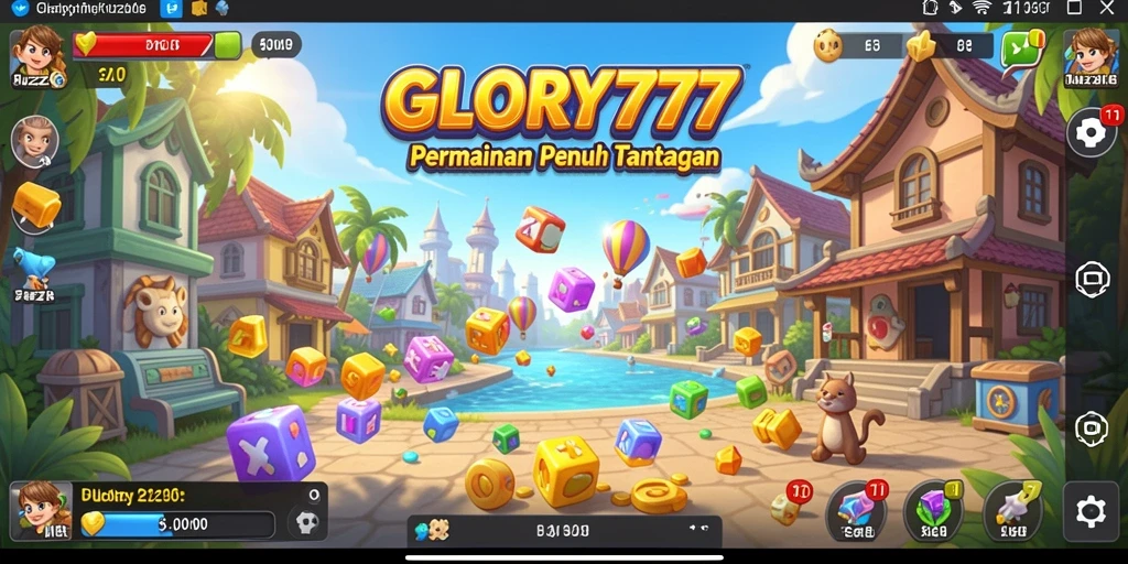 Screenshot gameplay GLORY777 menampilkan tantangan menarik dalam bermain Puzzle.