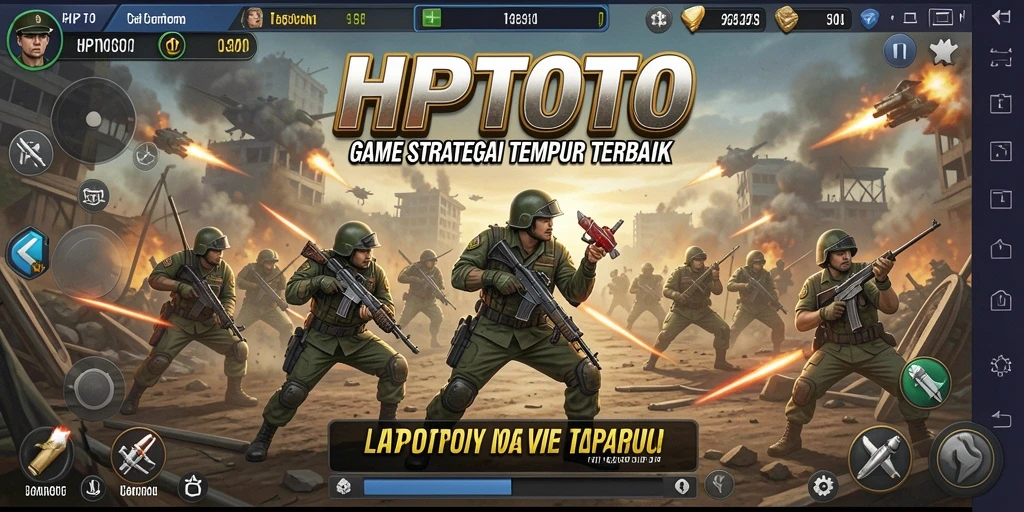 Tampilan gameplay menarik dari HPTOTO dalam momen-tempur strategi.