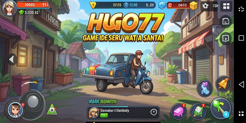 Gameplay HUGO77 dengan karakter yang menarik dan sumber daya yang berkembang.
