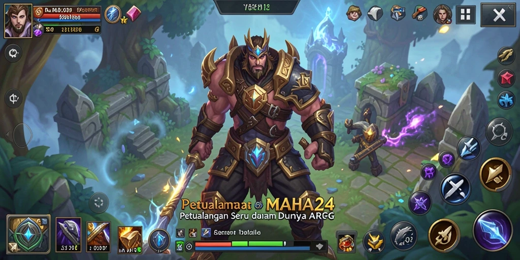 Tampilan gameplay menarik dari MAHA24 dalam dunia ARPG.
