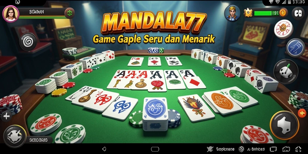 Tampilan gameplay MANDALA77 yang memukau dan seru.