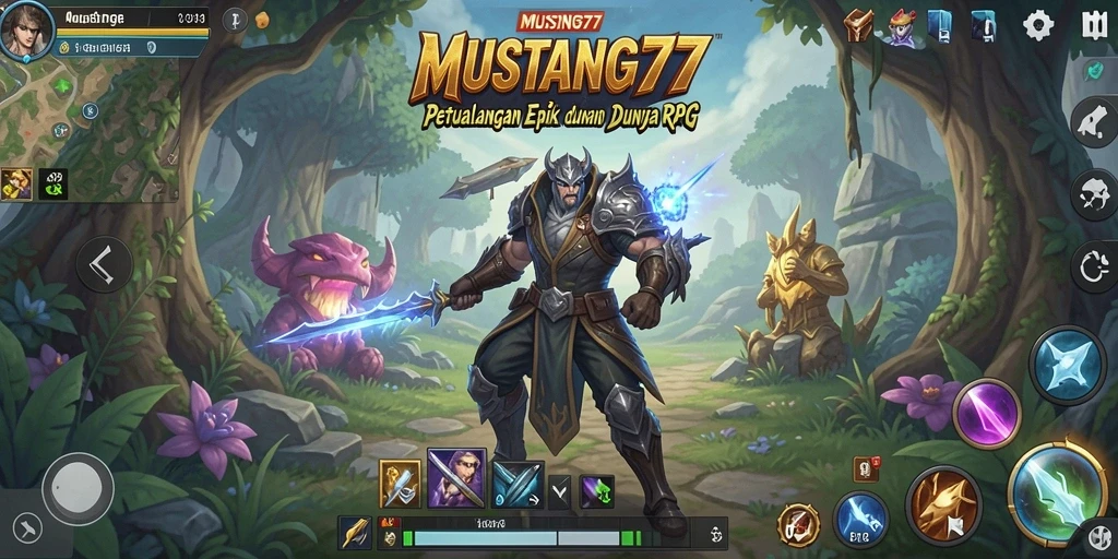 Tampilan gameplay MUSTANG77 yang memukau dalam dunia RPG yang imersif.