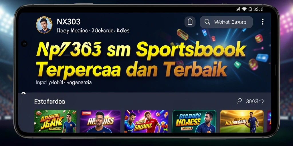 Tampilan menarik dan antarmuka pengguna aplikasi Sportsbook NX303.