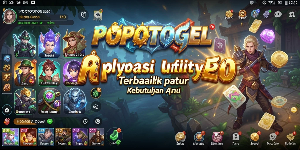 Tampilan utama POPOTOGEL yang intuitif dan menarik.