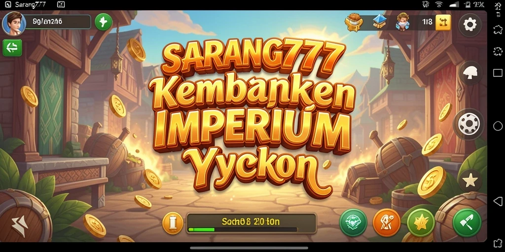 Screenshot tampilan gameplay Tycoon SARANG777 yang menarik dan interaktif.