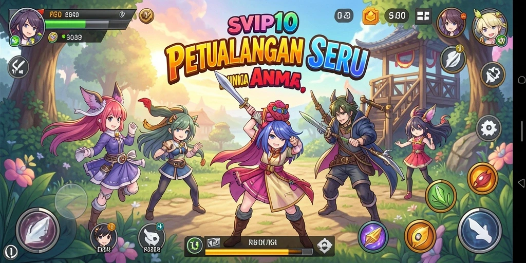 Tampilan gameplay SVIP10 yang menakjubkan dalam dunia Anime.