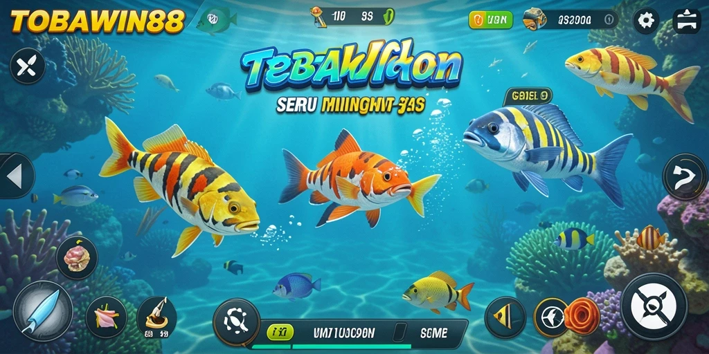 Gameplay seru menembak ikan di TOBAWIN88.