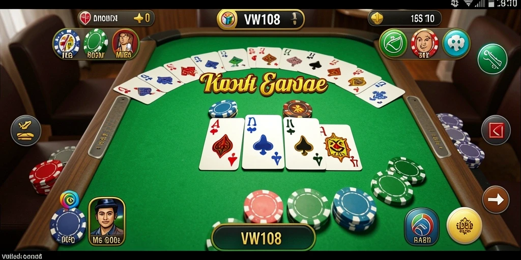 Tampilan seru gameplay Gaple dengan fitur interaktif.