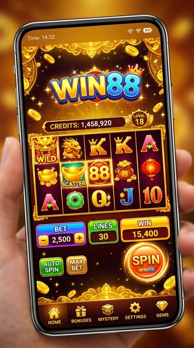 Pengguna menikmati berbagai aplikasi berkualitas di win88.